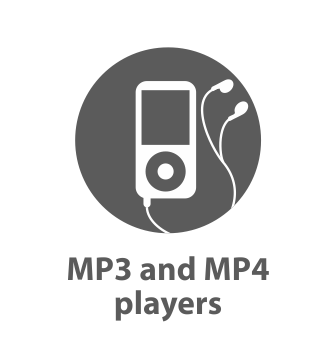 mp3 and mp4 players