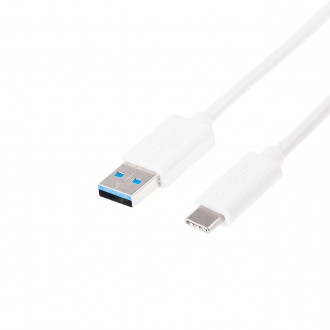 USB 3.1 typ C - typ A 1,0 m biały Generacja M