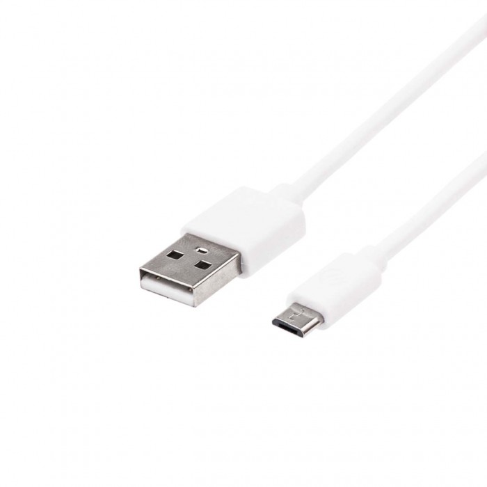 Cable USB 2.0 micro USB - type A 1,0 m white