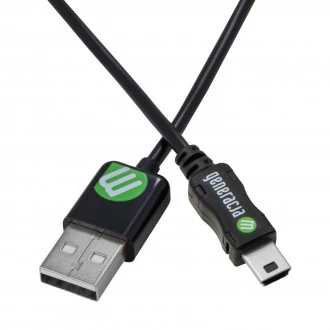 USB 2.0 Mini USB - typ A 1,0 m czarny Generacja M