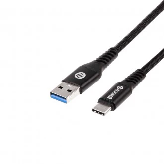 USB 3.2 Gen. 1 x 2 typ C - typ A 1,3 m czarny PET