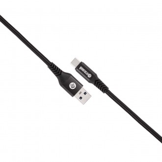 USB 3.2 type C - type A 1,3 m black Generacja M