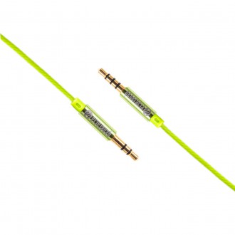 Przewód Jack 3,5 mm 1,3 m zielony Generacja M