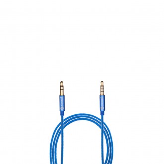 Cable audio Jack 3,5 mm - Jack 3,5 mm 1,3m blue Generacja M