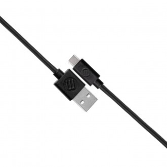 Cable USB 2.0 type C - type A 1,3 m black Generacja M