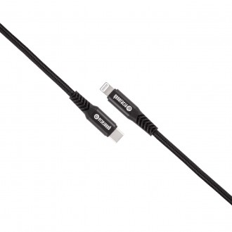 Cable USB 2.0 Lightning black Generacja M