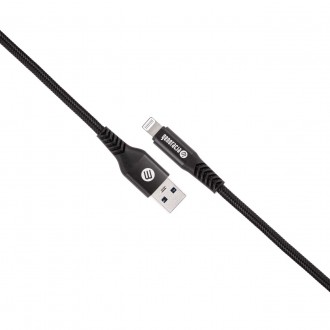 Przewód USB 2.0 Ligtning 2 m czarny Generacja M