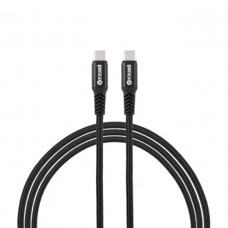 Cable USB 2.0 Type C black PET Generacja M