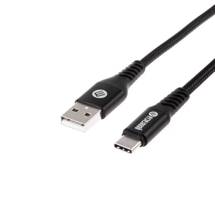 Cable USB 2.0 type C - type A black Generacja M