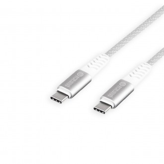 Przewód USB 2.0 typ C - typ C (0,8 m) Nylon48 (b)