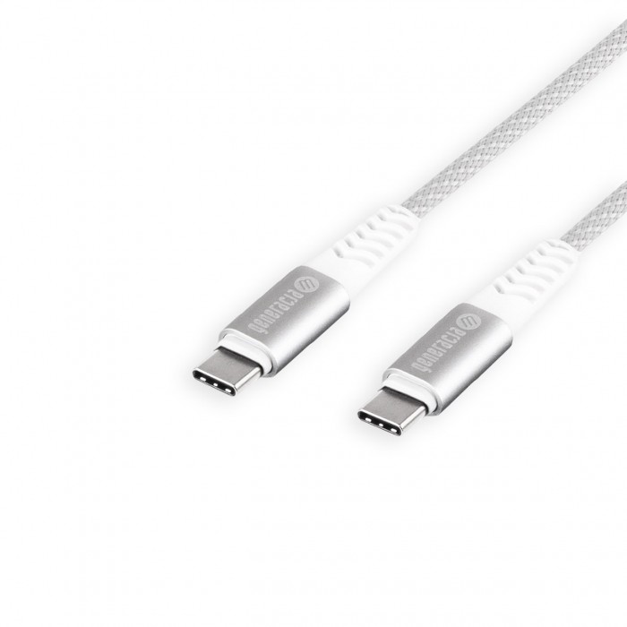 Przewód USB 2.0 typ C - typ C (0,8 m) Nylon48 (b)