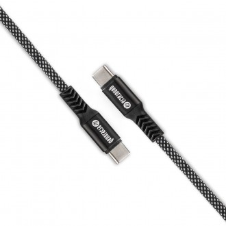 Przewód USB 2.0 typ C - typ C (0,8 m) Nylon48 (cz)